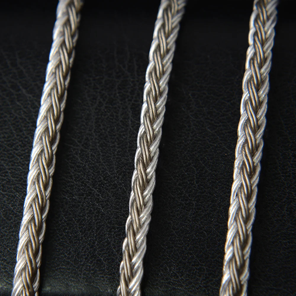 NiceHCK C16-4 16 Core Silver Plated Cable 4.4mm Plug 2Pin Connector - InEar Balanced Cableכבל באלנס לאוזניות מוניטור אינאיר