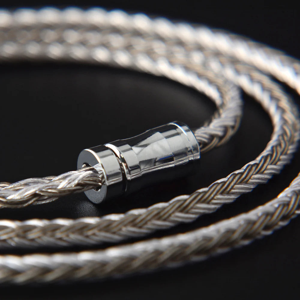 NiceHCK C16-4 16 Core Silver Plated Cable 4.4mm Plug 2Pin Connector - InEar Balanced Cableכבל באלנס לאוזניות מוניטור אינאיר