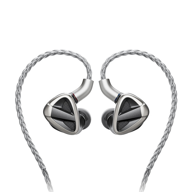 FiiO FH19 Hybrid In-Ear Monitor - IEM -2 Dynamic 6 BA – 8 Drivers, Semi-Open Earphone, Titanium midframe Aluminum shell
אוזניות מוניטור אינאיר מקצועיות חוטיות, היברידיות FiiO FH19 – 2 דרייברים דינמיים ושישה דרייברי BA במבנה פתוח חלקית
