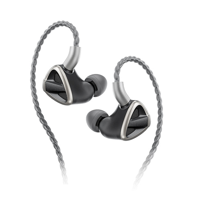 FiiO FH19 Hybrid In-Ear Monitor - IEM -2 Dynamic 6 BA – 8 Drivers, Semi-Open Earphone, Titanium midframe Aluminum shell
אוזניות מוניטור אינאיר מקצועיות חוטיות, היברידיות FiiO FH19 – 2 דרייברים דינמיים ושישה דרייברי BA במבנה פתוח חלקית