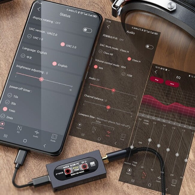 FiiO KA15 – Portable USB Dongle, DAC and Headphone Amplifier, Black
מגבר אוזניות בעיצוב רטרו, דונגל נייד, כולל ממיר דיגיטל לאנלוג (דאק) – קיי.איי.15 מבית פיו, צבע שחור