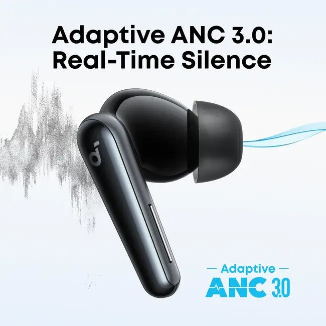 Anker Soundcore Liberty 5 ANC - Noise-Cancelling Earbuds, True-Wireless Headphones TWS, with Dolby Audio, Black
אוזניות אלחוטיות אנקר סאונדקור ליברטי 5, אוזניה אלחוטית בתוך האוזן, אוזניות מבטלות רעש, עם דולבי אודיו, צבע שחור. יבואן רשמי!