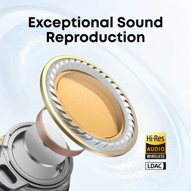 Anker Soundcore Liberty 5 ANC - Noise-Cancelling Earbuds, True-Wireless Headphones TWS, with Dolby Audio, Black
אוזניות אלחוטיות אנקר סאונדקור ליברטי 5, אוזניה אלחוטית בתוך האוזן, אוזניות מבטלות רעש, עם דולבי אודיו, צבע שחור. יבואן רשמי!