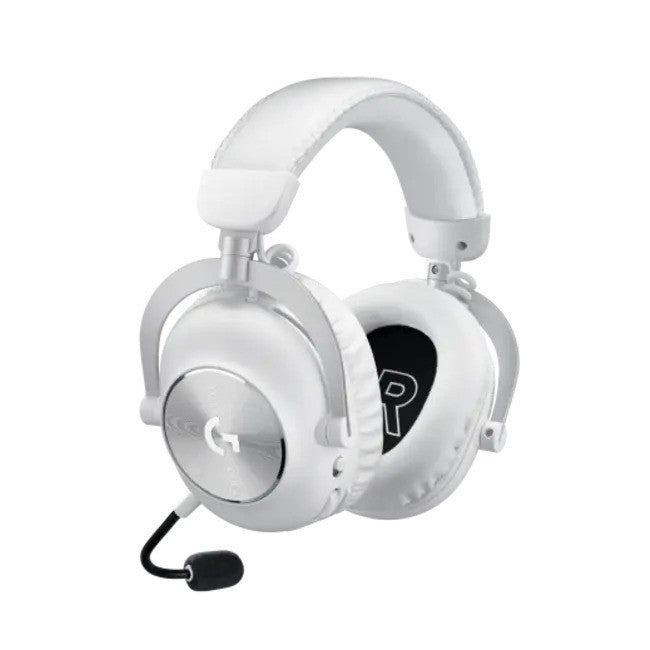 Logitech ProX2 Lightspeed Wireless Gaming Headset, White
אוזניות גיימינג אלחוטיות, אוזניות עוטפות אוזן עם מיקרופון מובנה מבית לוגיטק דגם פרו איקס, צבע לבן