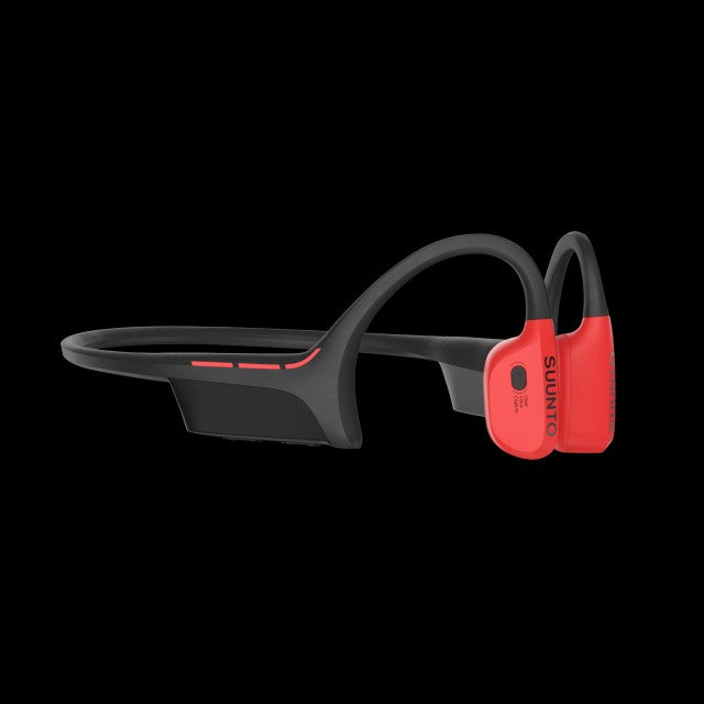 SUUNTO WING - Premium bone conduction headphones with LED lights & power bank, Lava Red
אוזניות ספורט סנטו ווינג, אוזניות הולכת עצם יוקרתיות עם נוריות לד וסוללת טעינה ניידת