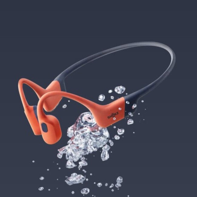 Shokz OpenSwim Pro, Bone Conduction Open-Ear, Bluetooth+MP3, Swimming&Sport Headphones, Red
אוזניות שחייה ואוזניות ספורט בשיטת הולכת עצם, אוזניות בלוטוס+MP3 מבית שוקז , צבע אדום