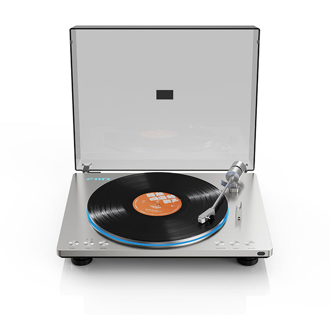 FiiO TT13 – Fully Automatic Vinyl Turntable with Bluetooth, Built-in Phono Pre-Amp and Remote Control
פטיפון אוטומטי לחלוטין כולל בלוטוס, קדם מגבר מובנה ושלט רחוק FiiO TT13