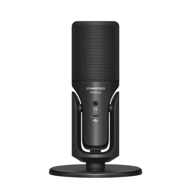 Sennheiser Profile USB-C Microphone with cardioid condenser capsuleמיקרופון קונדנסר אולפני Profile USB-C מבית סנהייזר