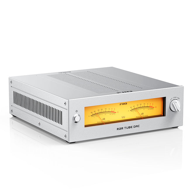 FiiO WARMER R2R – Desktop R2R Buffer and DAC, Fully differential true 24Bit R2R resistor arrays DAC, Four JJ electronic E8CC tubes