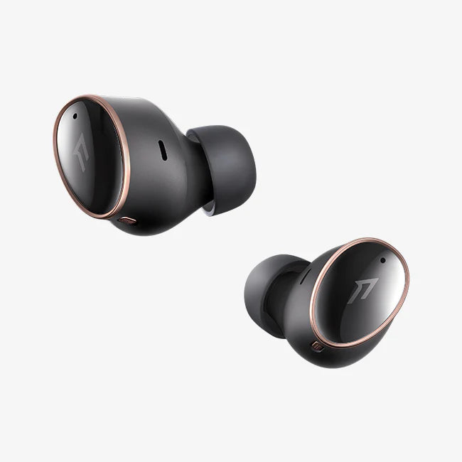 1MORE EVO EarBuds Headphones, Black אוזניות אלחוטיות בתוך האוזן עם חסימת רעשים גמישה, צבע שחור