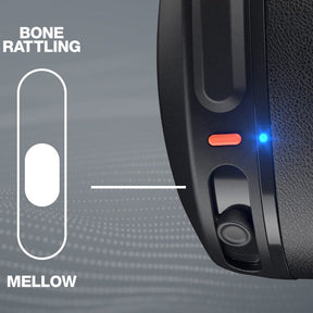 Skullcandy Crusher Evo - Sensory Bass Headphones with Personal Sound - Wireless Over-Ear Headphones - Chill Greyאוזניות סקאלקנדי קרשר איוו, אוזניות אלחוטיות, אוזניות בלוטוס 5.0, אוזניית קשת אלחוטית מעל האוזן עם רטט בס מתכוונן