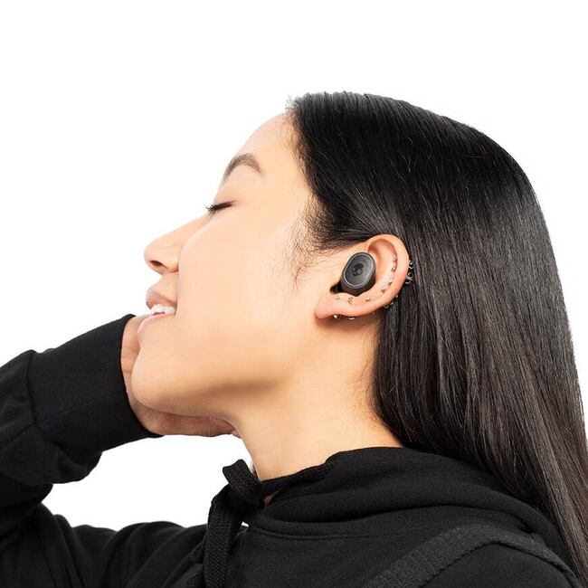 Skullcandy Sesh Evo True Wireless In-Ear Earbud, True Black אוזניות סקאלקנדי אלחוטיות בתוך האוזן, מוגנות מים, צבע שחור