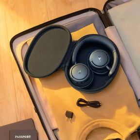 Anker Soundcore Life Q35 - Over-Ear Bluetooth Headphones, Obsidian Blue אוזניות קשת אלחוטיות מעל האוזן, עם חסימת רעשים, צבע כחול 