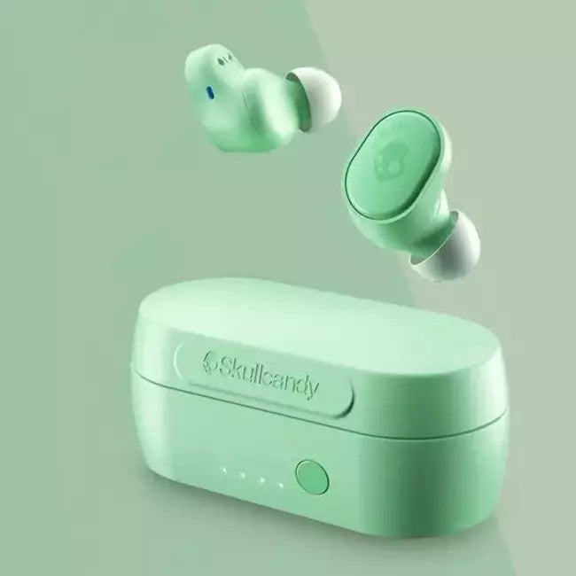 Skullcandy Sesh Evo True Wireless In-Ear Earbud, PureMintאוזניות סקאלקנדי אלחוטיות בתוך האוזן, מוגנות מים, צבע מנטה