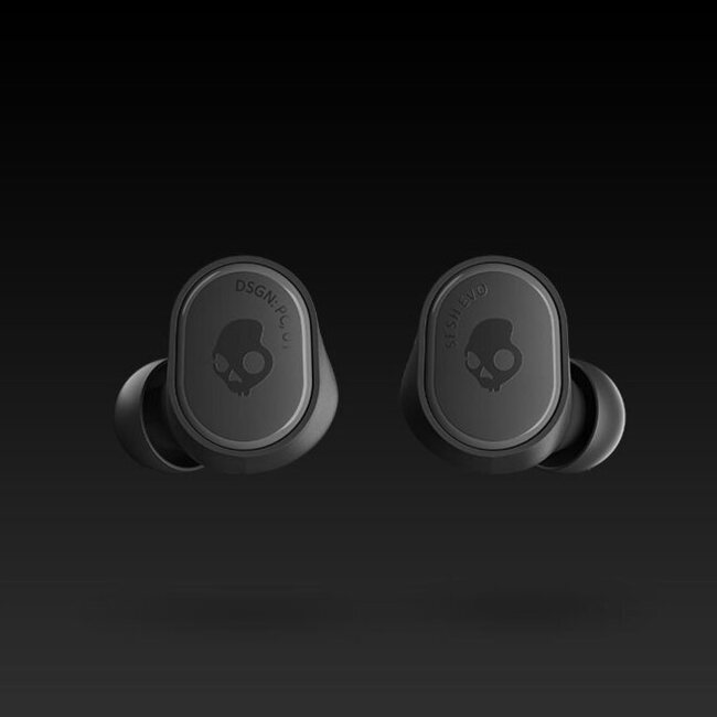 Skullcandy Sesh Evo True Wireless In-Ear Earbud, True Black אוזניות אלחוטיות בתוך האוזן, מוגנות מים, צבע שחור