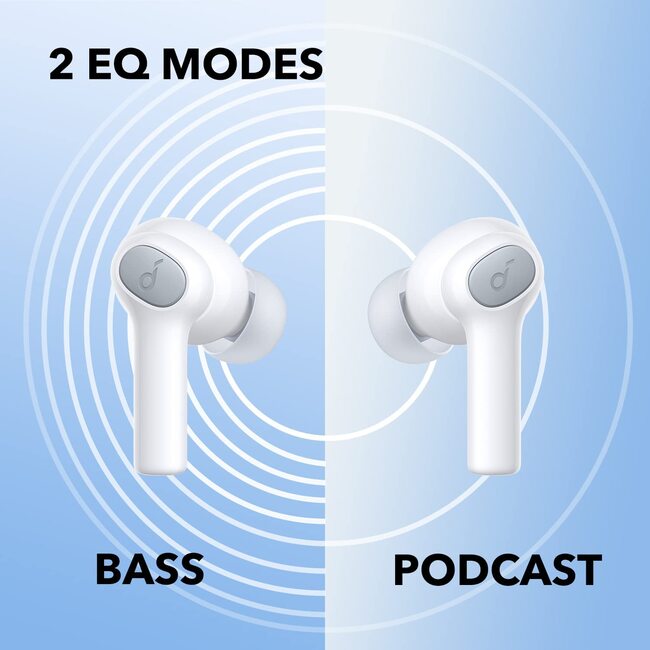 Anker Soundcore Life P2i Wireless Headphones, bluetooth 5.2 True Wireless TWS Earbuds, אוזניות אנקר סאונדקור אלחוטיות בתוך האוזן, בלוטוס 5.2, צבע לבן White