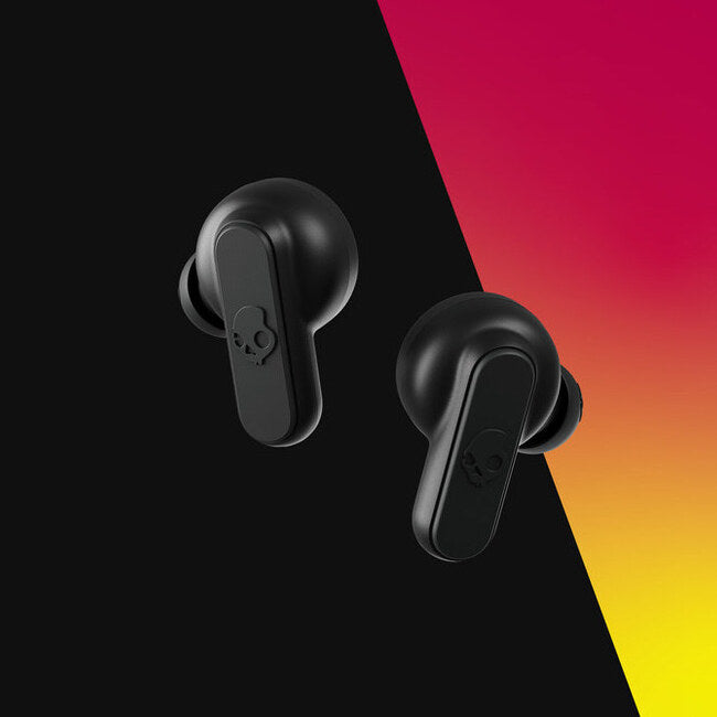 SKULLCANDY DIME - True Wireless Bluethooth Earbud Headphone, True Black אוזניות סקאלקנדי אלחוטיות בתוך האוזן, מוגן מים, צבע שחור