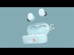 Skullcandy Sesh Evo True Wireless In-Ear Earbud, True Black אוזניות סקאלקנדי אלחוטיות בתוך האוזן, מוגנות מים, צבע שחור 