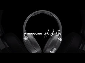 Skullcandy Hesh Evo - Wireless Over-Ear Headphones - True Black אוזניות סקאלקנדי קשת אלחוטיות מעל האוזן, צבע שחור