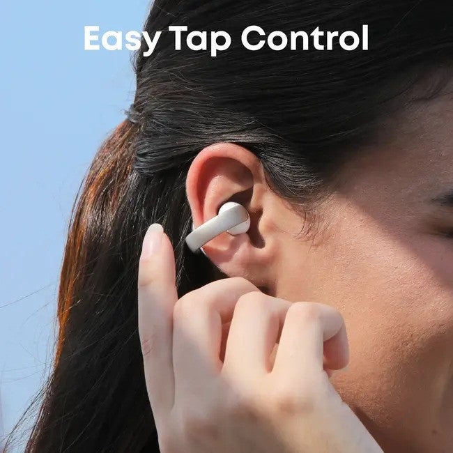 Anker Soundcore AeroClip Open-Ear Clip-On, Wireless Earbuds, with Adaptive Comfort, White
אוזניות אלחוטיות אנקר סאונדקור, אוזניות ארו-קליפ פתוחות, קליפ מתלבש בנוחות על אפרכסת האוזן, צבע לבן. יבואן רשמי! 
