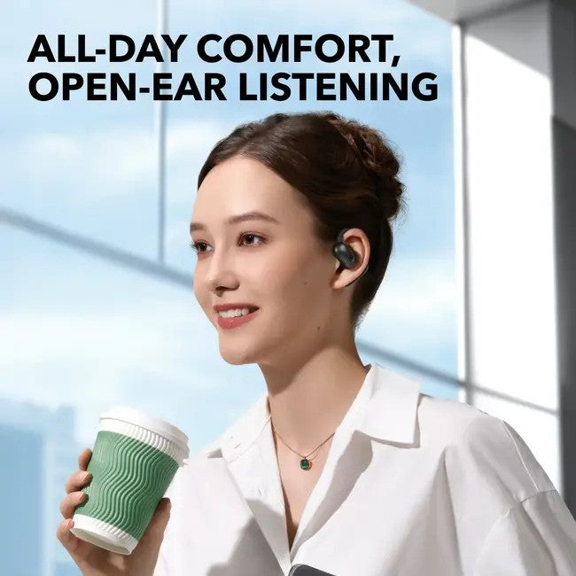 Soundcore by Anker, AeroFit 2 - Adjustable Open-Ear Wireless Earbuds with Free Al Translation for All-Day Use, Black
אוזניות אלחוטיות אנקר סאונדקור דגם AeroFit 2, TWS פתוחות ומתכווננות, עם תרגום AI - לשימוש נוח כל היום, צבע שחור. יבואן רשמי!


