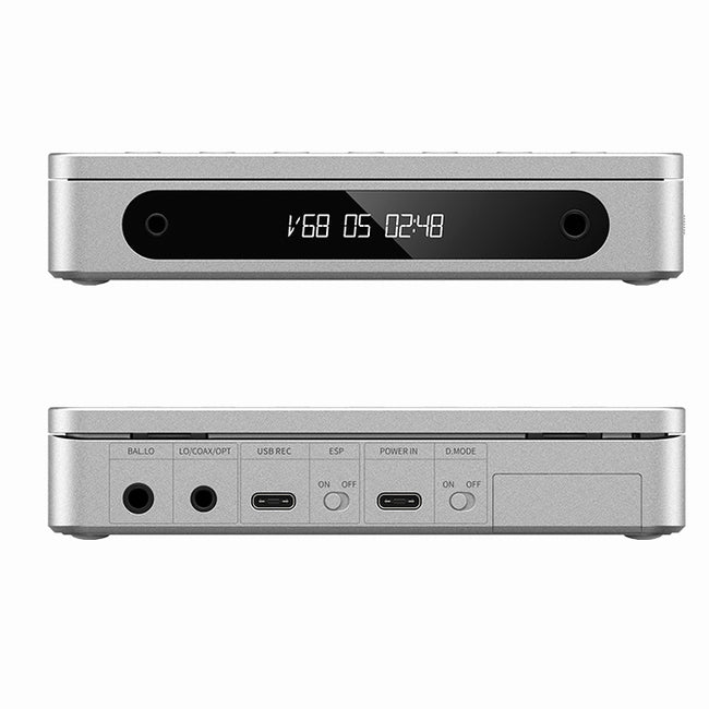 FiiO DM13 - Portable Stereo Retro CD Player + AMP/DAC, with Hi-Res Bluetooth transmission, Black
נגן דיסקים סטריאופני נייד, FiiO DM13, כולל מגבר אוזניות, קדם מגבר וממיר דיגיטל לאנלוג – DAC וכולל משדר בלוטוס איכותי, צבע שחור 
