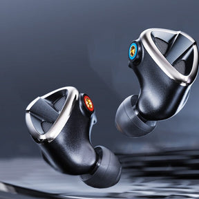 FiiO FH19 Hybrid In-Ear Monitor - IEM -2 Dynamic 6 BA – 8 Drivers, Semi-Open Earphone, Titanium midframe Aluminum shell
אוזניות מוניטור אינאיר מקצועיות חוטיות, היברידיות FiiO FH19 – 2 דרייברים דינמיים ושישה דרייברי BA במבנה פתוח חלקית

