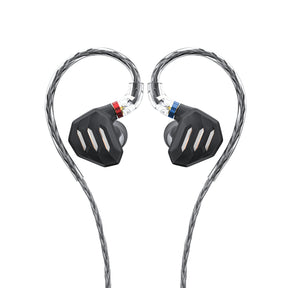 FiiO FH7S -Hybrid InEar Monitor Headphones IEM, 1 Dynamic and 4 BAs Drivers
אוזניות מוניטור אינאיר מקצועיות חוטיות, היברידיות FiiO FH7S  – דרייבר דינמי גדול וארבעה דרייברי BA עם 3 פילטרי נחיר לכיוונון הסאונד וכבל עם ראש מתחלף 3.5/4.4 מ"מ
