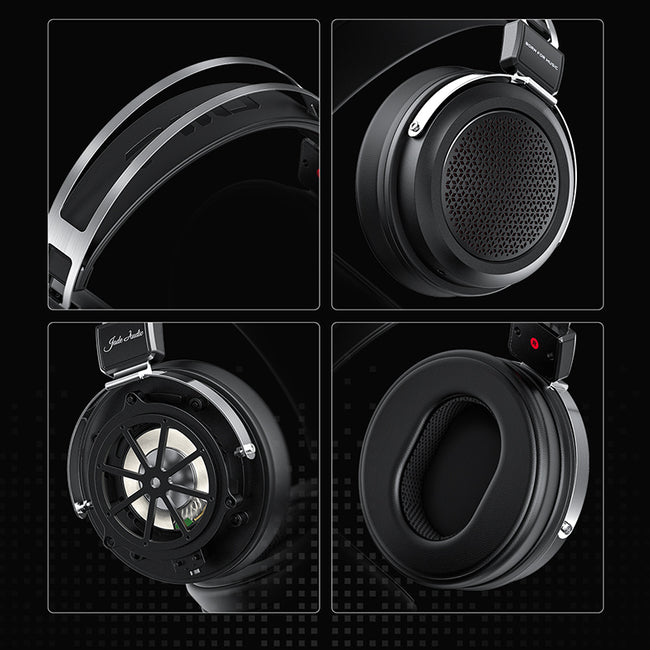 FiiO JT1 – HiFi Over-Ear Headphones, 50mm High-Performance Dynamic Driver, Inline Mic. Cable, Black
אוזניות קשת חוטיות איכותיות, עוטפות אוזן עם דרייבר דינמי 50 מ"מ וכבל עם מיקרופון מובנה מבית פיו, צבע שחור 
