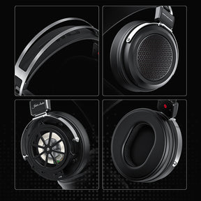 FiiO JT1 – HiFi Over-Ear Headphones, 50mm High-Performance Dynamic Driver, Inline Mic. Cable, Black
אוזניות קשת חוטיות איכותיות, עוטפות אוזן עם דרייבר דינמי 50 מ"מ וכבל עם מיקרופון מובנה מבית פיו, צבע שחור 
