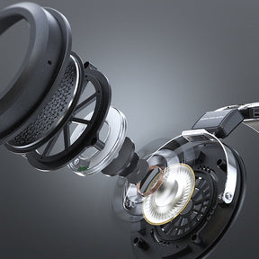 FiiO JT1 – HiFi Over-Ear Headphones, 50mm High-Performance Dynamic Driver, Inline Mic. Cable, Black
אוזניות קשת חוטיות איכותיות, עוטפות אוזן עם דרייבר דינמי 50 מ"מ וכבל עם מיקרופון מובנה מבית פיו, צבע שחור 
