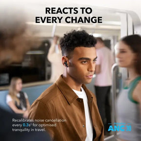 Anker Soundcore Liberty 4 Pro – ANC Noise Cancelling In-Ear Headphones True-Wireless Earbuds TWS, Black
אוזניות אלחוטיות אנקר סאונדקור ליברטי 4 פרו, הדגם היוקרתי, אוזניה אלחוטית בתוך האוזן, בלוטוס 5.3, צבע שחור
