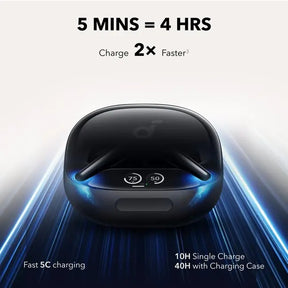 Anker Soundcore Liberty 4 Pro – ANC Noise Cancelling In-Ear Headphones True-Wireless Earbuds TWS, Black
אוזניות אלחוטיות אנקר סאונדקור ליברטי 4 פרו, הדגם היוקרתי, אוזניה אלחוטית בתוך האוזן, בלוטוס 5.3, צבע שחור
