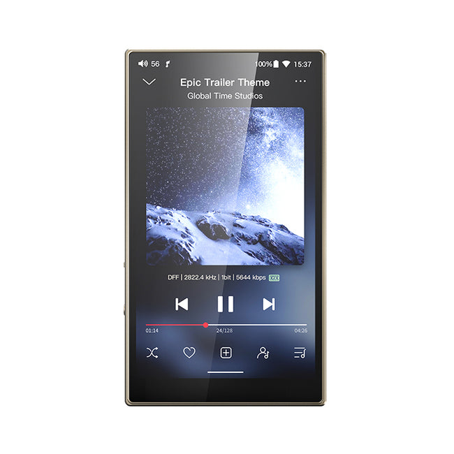 FiiO M21 – Hi-Res Lossless Portable Digital Audio Player – DAP, Titanium-Gold
נגן אודיו דיגיטלי נייד יוקרתי מבית פיו, FiiO M21, כולל מגבר אוזניות עוצמתי וממיר דיגיטל לאנלוג, לשימוש גם לאוזניות אינאיר וגם לאוזניות קשת אודיופיליות, צבע זהב-טיטניום 
