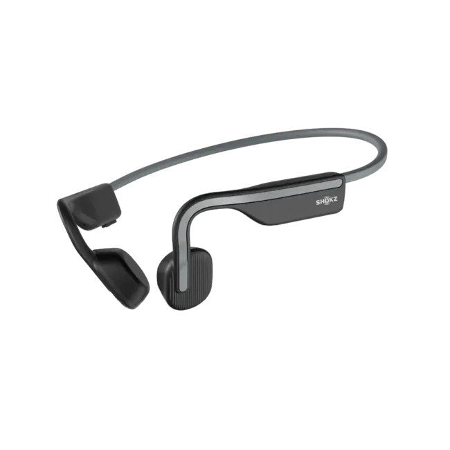 Shokz OpenMove wireless Bone Conduction Open-Ear Lifestyle & Sport Headphones, Grey
אוזניות אלחוטיות אופן-מוב בשיטת הולכת עצם ללא חדירה לאוזן, אוזניות בלוטוס לפנאי וספורט מבית שוקז, צבע אפור
