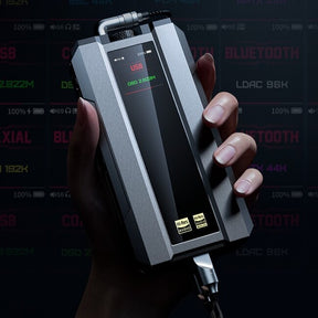 FiiO Q15 – Desktop/Portable Hi-End AKM, Bluetooth - DAC and Headphone Amplifier
מגבר אוזניות ודקודר שולחני/נייד יוקרתי, כולל בלוטוס - FiiO Q15
