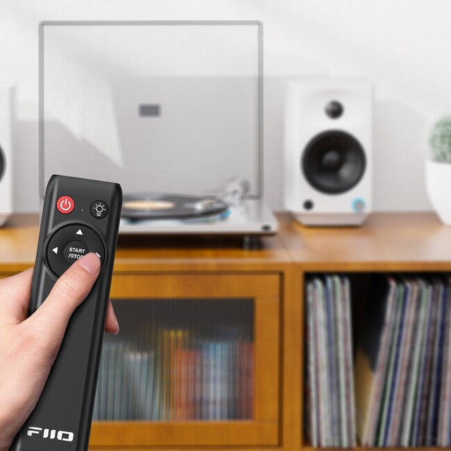 FiiO TT13 – Fully Automatic Vinyl Turntable with Bluetooth, Built-in Phono Pre-Amp and Remote Control
פטיפון אוטומטי לחלוטין כולל בלוטוס, קדם מגבר מובנה ושלט רחוק  FiiO TT13
