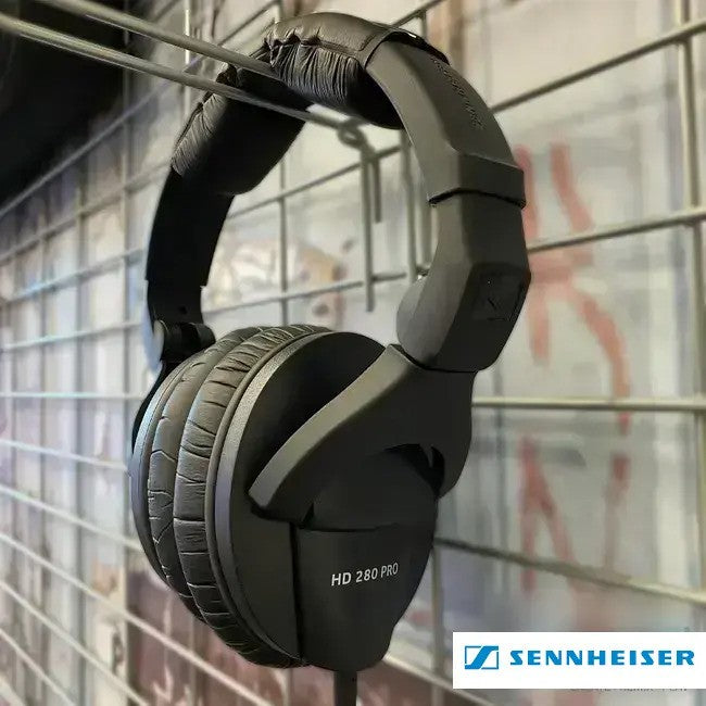 Sennheiser HD280 Pro, Professional, Over-Ear, Closed Back, Dynamic Headphones
אוזניות סנהייזר מקצועיות HD280Pro, אוזניות חוטיות, דינמיות, עוטפות אוזן גב סגור

