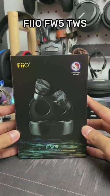 FiiO FW5 HiFi TWS Earbuds  אוזניות היי.פיי. אלחוטיות בתוך האוזן מבית פיו