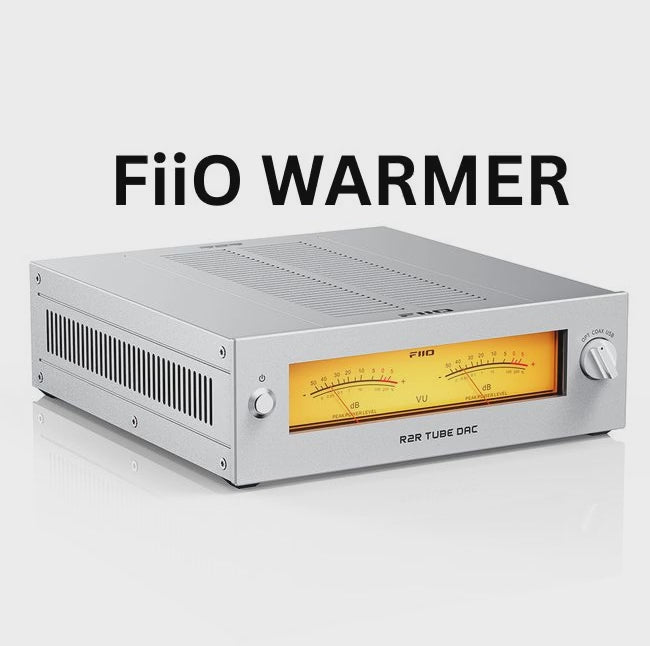FiiO WARMER R2R – Desktop R2R Buffer and DAC, Fully differential true 24Bit R2R resistor arrays DAC, Four JJ electronic E8CC tubes