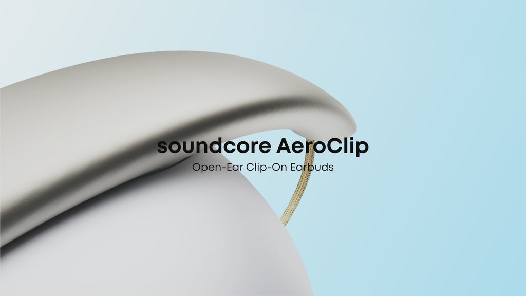 Anker Soundcore AeroClip Open-Ear Clip-On, Wireless Earbuds, with Adaptive Comfort, White
אוזניות אלחוטיות אנקר סאונדקור, אוזניות ארו-קליפ פתוחות, קליפ מתלבש בנוחות על אפרכסת האוזן, צבע לבן. יבואן רשמי! 
