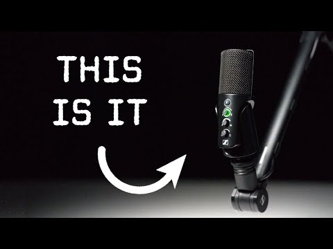 Sennheiser Profile USB-C Microphone with cardioid condenser capsuleמיקרופון קונדנסר אולפני Profile USB-C מבית סנהייזר 
