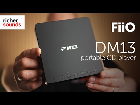 FiiO DM13 - Portable Stereo Retro CD Player + AMP/DAC, with Hi-Res Bluetooth transmission, Black
נגן דיסקים סטריאופני נייד, FiiO DM13, כולל מגבר אוזניות, קדם מגבר וממיר דיגיטל לאנלוג – DAC וכולל משדר בלוטוס איכותי, צבע שחור 

