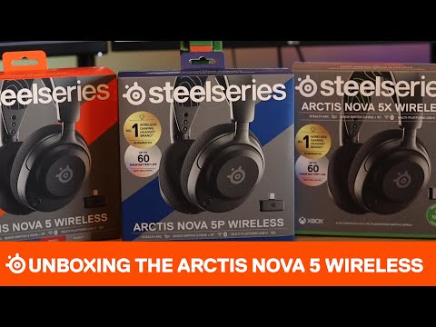 SteelSeries Gaming Headset - Arctis Nova 5X Wireless, Cross-Platform Gaming, White
אוזניות גיימינג אלחוטיות מבית סטילסריאס – Arctis Nova 5X Wireless – כולל אפליקציה יעודית, מיקרופון נשלף, דונגל אלחוטי וחיבור בלוטוס, צבע לבן
