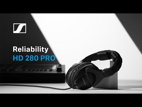 Sennheiser HD280 Pro, Professional, Over-Ear, Closed Back, Dynamic Headphones
אוזניות סנהייזר מקצועיות HD280Pro, אוזניות חוטיות, דינמיות, עוטפות אוזן גב סגור
