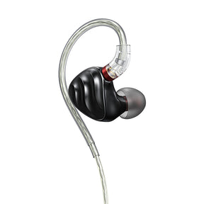 FIIO FH3 InEar Monitor IEM Headphones,Black אוזניות מוניטור בתוך האוזן עם רמקולי בריליום, צבע שחור