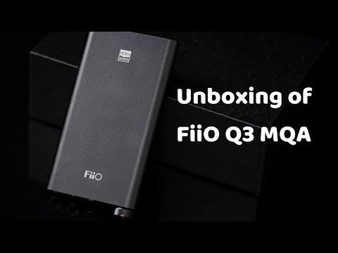 FiiO Q3 MQA Portable Headphone Amplifier&DAC, AMP/DAC: Digital to Anlog Converter  FiiO מגבר אוזניות נייד וממיר אודיו דיגיטל לאנלוג מבית 